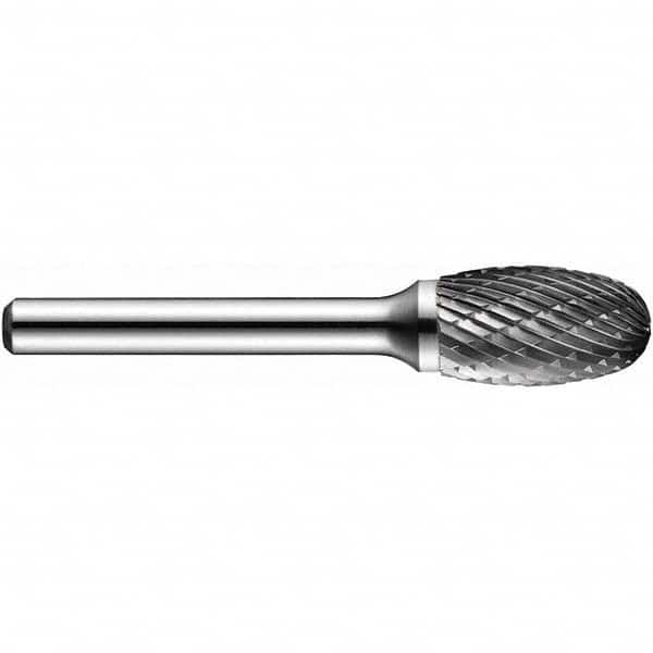 Precision Twist Drill - 1/8" Cut Diam, 1/8" Shank Diam, Carbide Double Cut Ball Burr - First Tool & Supply