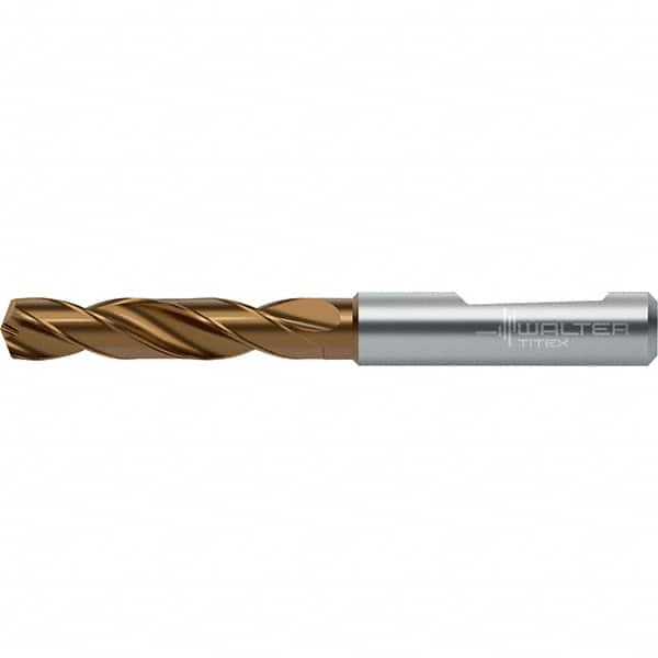 Walter-Titex - 9.3mm 140° Spiral Flute Solid Carbide Screw Machine Drill Bit - First Tool & Supply