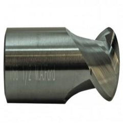 3/8 TuffCut GP Stub Length 2 Fl Ball Nose TiN Coated Center Cutting End Mill - First Tool & Supply