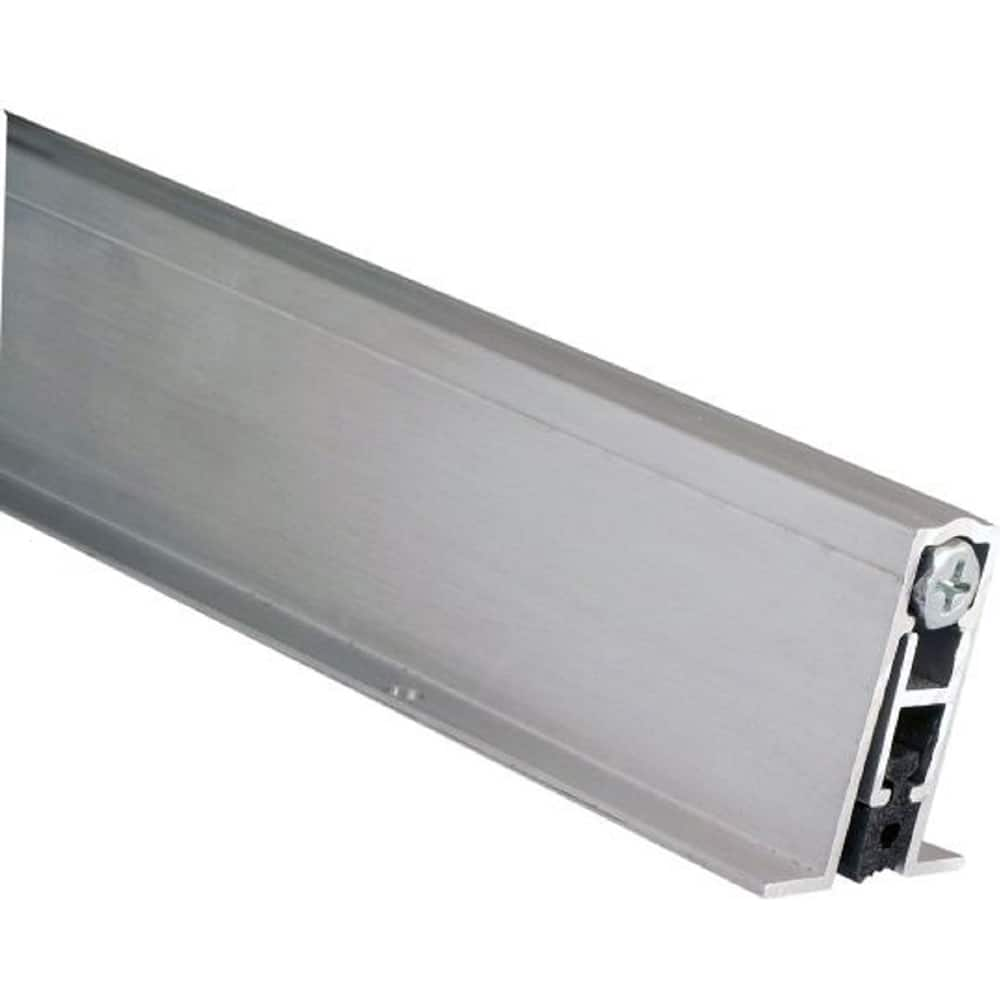 Pemko - Sweeps & Seals; Type: Non-Handed Full Mortise Automatic Door Bottom ; Width (Inch): 9/16 ; Finish/Coating: Mill Finish Aluminum ; Material: 6063-T6 Aluminum Alloy and Temper Retainer ; Back Strip Brush Width (Inch): 2 ; Bristle Length (Inch): 1.0 - Exact Industrial Supply