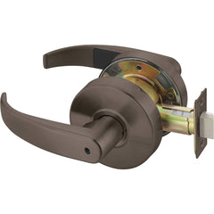 Yale - Lever Locksets; Door Thickness: 1-3/4 (Inch); Door Thickness: 1-3/4 ; Back Set: 2-3/4 (Inch); For Use With: Lavatory or Other Privacy Doors ; Finish/Coating: Oxidized Satin Dark Bronze (10B) ; Special Item Information: Privacy; Bedroom or Bath Loc - Exact Industrial Supply