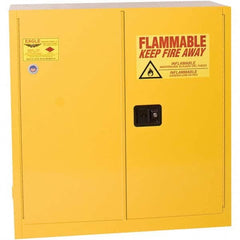 Eagle - Safety Cabinets Hazardous Chemical Type: Flammable and Combustible Liquids Color: Yellow - First Tool & Supply