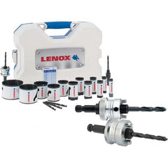 Lenox - Hole Saw Kits Minimum Saw Diameter (Inch): 5/8 Maximum Saw Diameter (Inch): 3 - First Tool & Supply