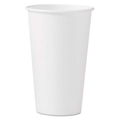 DART - Paper & Plastic Cups, Plates, Bowls & Utensils; Breakroom Accessory Type: Paper Cups ; Breakroom Accessory Description: Cups-Hot Drink; Paper ; Color: White - Exact Industrial Supply