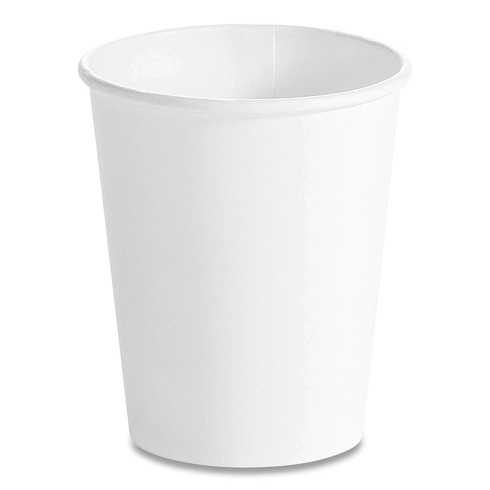 Huhtamaki - Paper & Plastic Cups, Plates, Bowls & Utensils; Breakroom Accessory Type: Paper Cups ; Breakroom Accessory Description: Cups-Hot Drink; Paper ; Color: White - Exact Industrial Supply