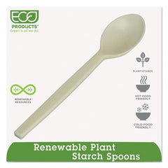 ECO PRODUCTS - Paper & Plastic Cups, Plates, Bowls & Utensils; Breakroom Accessory Type: Teaspoon ; Breakroom Accessory Description: Utensils-Disposable Teaspoon ; Color: Cream - Exact Industrial Supply