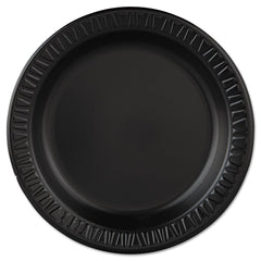 DART - Paper & Plastic Cups, Plates, Bowls & Utensils; Breakroom Accessory Type: Plates ; Breakroom Accessory Description: Dinnerware-Plate; Foam ; Color: Black - Exact Industrial Supply