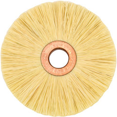 3″ Small Diameter Tampico Wheel Brush, 1/2″ Arbor Hole - First Tool & Supply