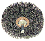 3'' Diameter - Crimped Stainless Confle x Brush - First Tool & Supply
