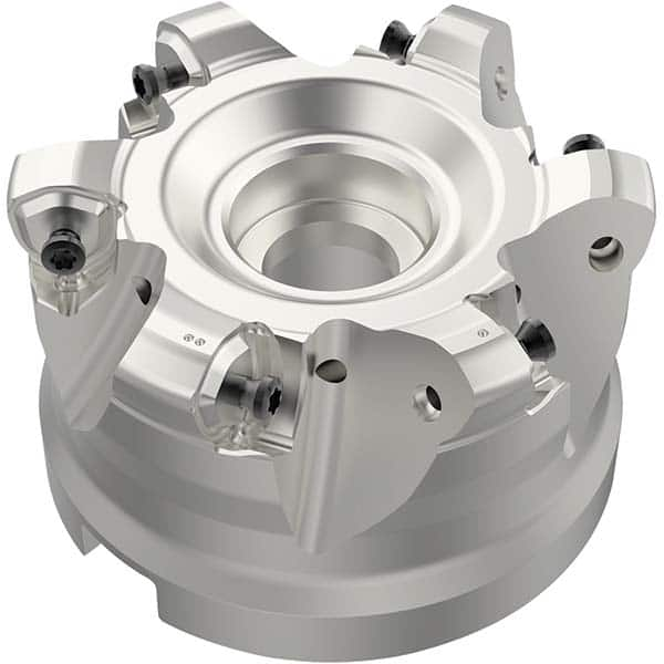 Seco - Indexable High-Feed Face Mills Cutting Diameter (Inch): 3.307 Cutting Diameter (mm): 84.00 - First Tool & Supply