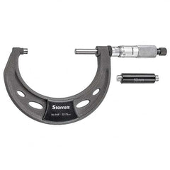 Starrett - Mechanical Outside Micrometers Minimum Measurement (mm): 50.00 Maximum Measurement (mm): 75.00 - First Tool & Supply