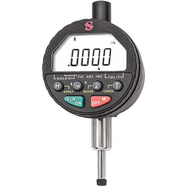 Starrett - Electronic Test Indicators Resolution (Decimal Inch): 0.00010 Minimum Measurement (Decimal Inch): 0.0000 - First Tool & Supply