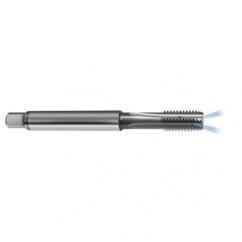 M10 x 1.0 Dia. - 6H - 4 FL - Carbide Semi-Bott Tap - Bright Finish-Coolant-Thru-FORM-C - First Tool & Supply