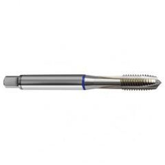M10x1.5 6H 3-Flute Cobalt Blue Ring Spiral Point Plug Tap-Bright - First Tool & Supply