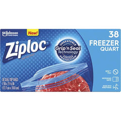 Ziploc - Reclosable Food & Sandwich Bags Volume Capacity: 1 Qt. Width (Inch): 6.970 - First Tool & Supply