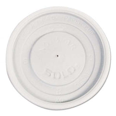 DART - Polystyrene Vented Hot Cup Lids, 4 oz Cups, White, 100/Pack, 10 Packs/Carton - First Tool & Supply