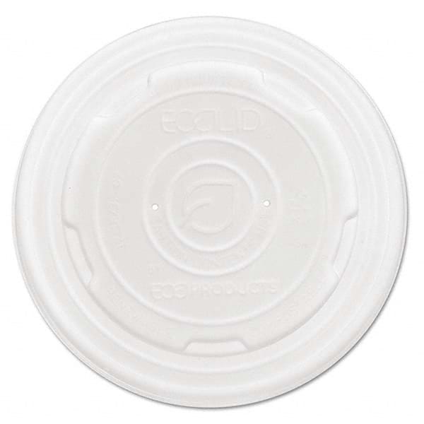 ECO PRODUCTS - EcoLid Renew and Comp Food Container Lids for 12 oz, 16 oz, 32 oz, 50/Pack, 10 Packs/Carton - First Tool & Supply