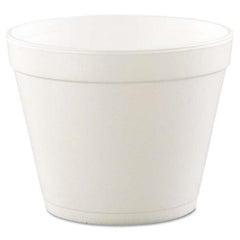 DART - Foam Containers, Foam, 24 oz, White, 25/Bag, 20 Bags/Carton - First Tool & Supply