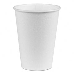 Dixie - PerfecTouch Hot/Cold Cups, 12 oz, White, 50/Bag, 20 Bags/Carton - First Tool & Supply