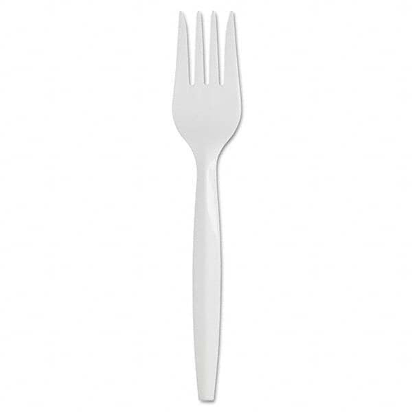 Dixie - SmartStock Plastic Cutlery Refill, 5.8in, Fork, White, 40/Pack, 24 Packs/Case - Exact Industrial Supply