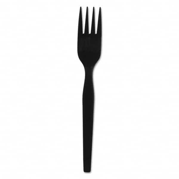 Dixie - SmartStock Plastic Cutlery Refill, Forks, 6", Black, 40/Pack, 24 Packs/CT - First Tool & Supply