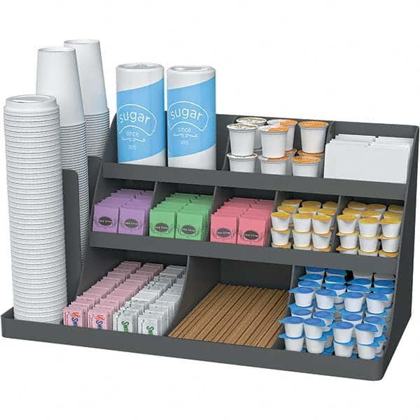 Mind Reader - Condiments & Dispensers Breakroom Accessory Type: Condiment Dispenser Breakroom Accessory Description: Extra Large Coffee Condiment and Accessory Organizer - First Tool & Supply