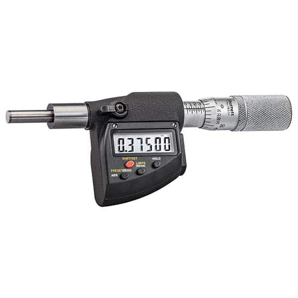 Starrett - Electronic Micrometer Heads Minimum Measurement (Inch): 1 Minimum Measurement (mm): 25 - First Tool & Supply