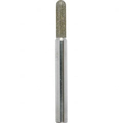 Strauss - Grinding Pins Abrasive Head Diameter (Decimal Inch): 0.375 Abrasive Head Diameter (Inch): 3/8 - First Tool & Supply