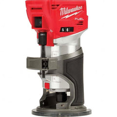 Milwaukee Tool - Electric Routers Collet Size (Inch): 1/4 Router Type: Cordless Compact Router - First Tool & Supply