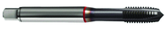 M2x0.40 6H 3-Flute Cobalt Red Ring Spiral Point Plug Tap-TiCN - First Tool & Supply