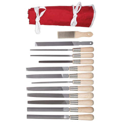 Simonds File - File Sets File Set Type: Needle File Types Included: Square; Round; Half Round; Slitting; Flat; Marking; Knife; Crossing; Three Square; Barrette; Equalling - First Tool & Supply