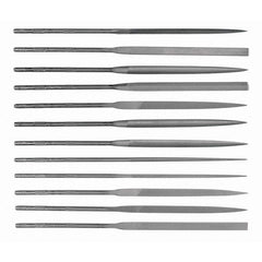 Simonds File - File Sets File Set Type: Needle File Types Included: Square; Round; Half Round; Slitting; Flat; Marking; Knife; Crossing; Three Square; Barrette; Equalling - First Tool & Supply