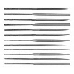 Simonds File - File Sets File Set Type: Needle File Types Included: Square; Round; Half Round; Slitting; Flat; Marking; Knife; Crossing; Three Square; Barrette; Equalling - First Tool & Supply