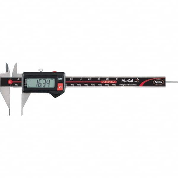 Mahr - 0 to 150mm Range, 0.01mm Resolution, IP67 Electronic Caliper - First Tool & Supply