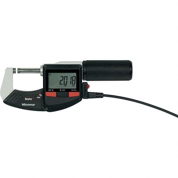 Mahr - Electronic Outside Micrometers Type: Standard Minimum Measurement (Decimal Inch): 3.0000 - First Tool & Supply