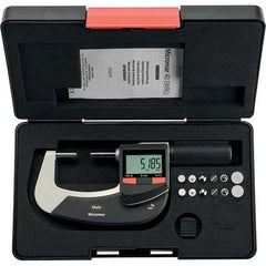 Mahr - Electronic Outside Micrometers Type: Standard Minimum Measurement (Decimal Inch): 0.0000 - First Tool & Supply