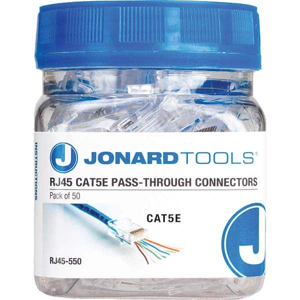 Jonard Tools - Cable Tools & Kits Tool Type: Pass-Through Connectors Number of Pieces: 50.000 - First Tool & Supply