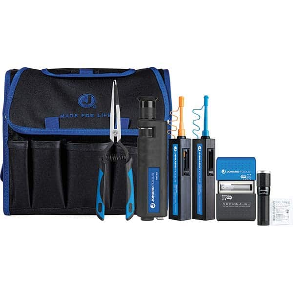 Jonard Tools - Cable Tools & Kits Tool Type: Fiber Connector Cleaning & Inspection Kit Number of Pieces: 8.000 - First Tool & Supply