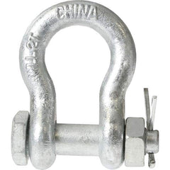 US Cargo Control - Shackles Load Limit (Ton): 3.25 Pin Type: Bolt&Nut - First Tool & Supply