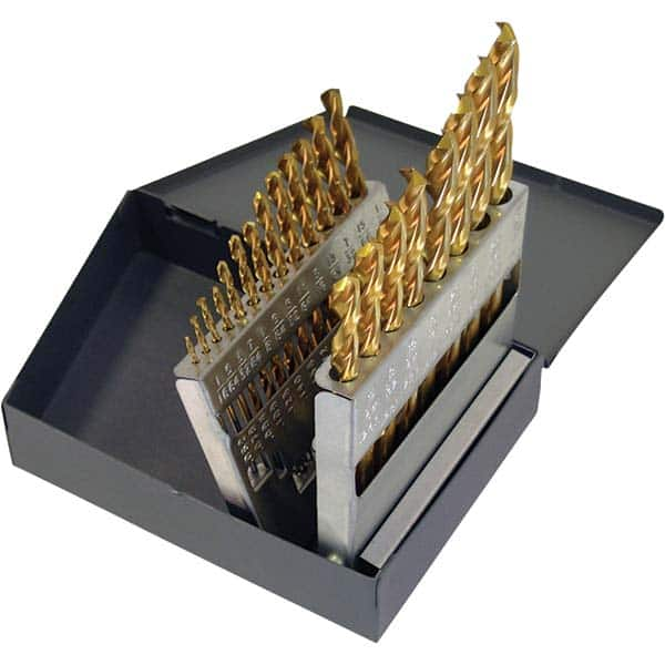 Cle-Line - Drill Bit Sets System of Measurement: Inch Drill Bit Material: High Speed Steel - First Tool & Supply