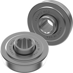Frantz - Conveyor Bearings; Type: Hex ; Style: Hex Bore ; Hex Size (Inch): 7/16 ; Bore Diameter (Inch): 7/16 ; Outside Diameter (Decimal Inch): 1.6050 ; Flange Type: With Flange - Exact Industrial Supply