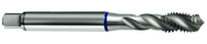 1/4-20 2B 3-Flute Cobalt Blue Ring Semi-Bottoming 40 degree Spiral Flute Tap-Bright - First Tool & Supply