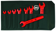 Insulated Open End Inch Wrench 8 Piece Set Includes: 5/16" - 3/4" In Canvas Pouch - First Tool & Supply