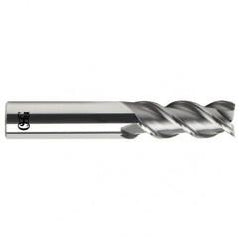 3/4 Dia. x 4 Overall Length 3-Flute .090 C/R Solid Carbide SE End Mill-Round Shank-Center Cutting-Uncoated - First Tool & Supply