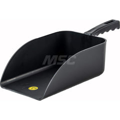 Scoops; Type: Anti Static ESD Scoop; Scoop Shape: Flat; Color: Black; Volume Capacity Range: 32 oz. - 63.9 oz.; Material Family: Plastic; Material: Polypropylene