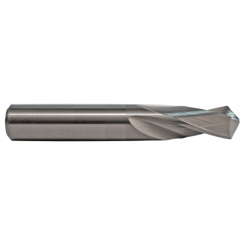 ‎#17 Dia. × 0.173″ Shank × 3/4″ Flute Length × 2-1/8″ OAL, 3XD, 118°, Uncoated, 2 Flute, External Coolant, Round Solid Carbide Drill - First Tool & Supply