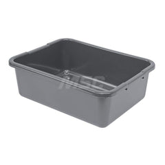 Cans, Pails & Tubs; Product Type: Tub; Volume Capacity Range: 0 - 9.5 gal; Body Material: Polypropylene; Volume Capacity: 9.5; Opening Type: Open Head; Color: Gray; Product Type: Tub; Material: Polypropylene; Volume Capacity (Gal.): 9.5; Color: Gray