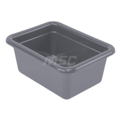 Cans, Pails & Tubs; Product Type: Tub; Volume Capacity Range: 0 - 6.5 gal; Body Material: Polypropylene; Volume Capacity: 6.5; Opening Type: Open Head; Color: Gray; Product Type: Tub; Material: Polypropylene; Volume Capacity (Gal.): 6.5; Color: Gray