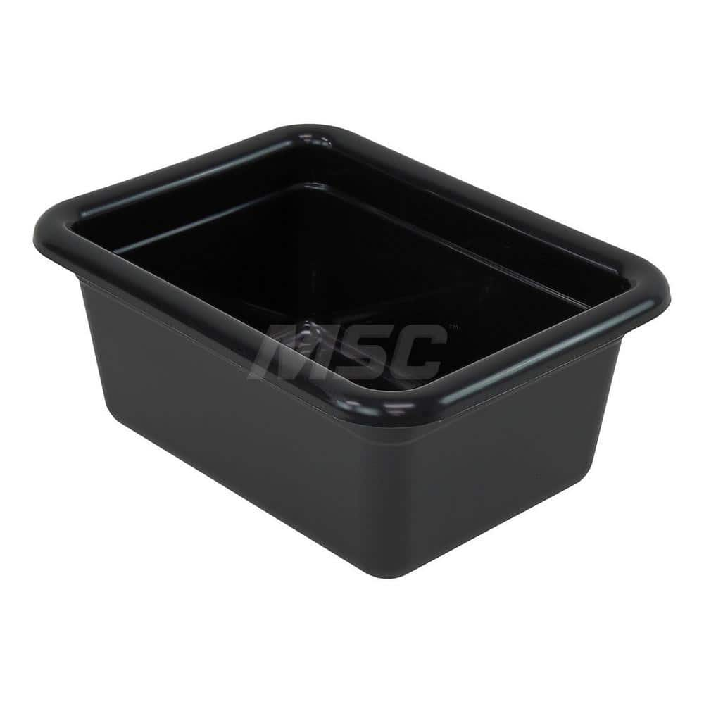 Cans, Pails & Tubs; Product Type: Tub; Volume Capacity Range: 0 - 1.6 gal; Body Material: Polypropylene; Volume Capacity: 1.6; Opening Type: Open Head; Color: Black; Product Type: Tub; Material: Polypropylene; Volume Capacity (Gal.): 1.6; Color: Black