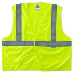 8255HL S/M LIME TREATED POLY VEST - First Tool & Supply